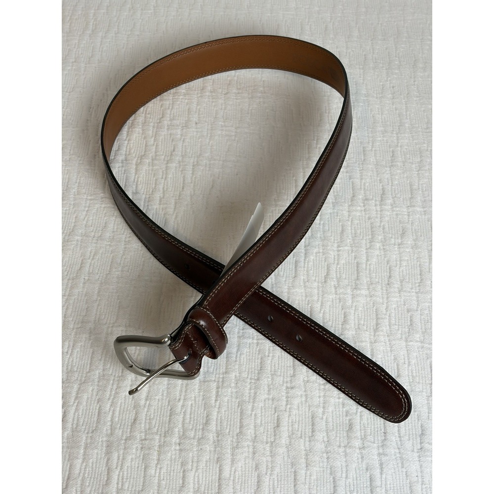 Bosca Mens Genuine Leather size 32 Redish Brown
